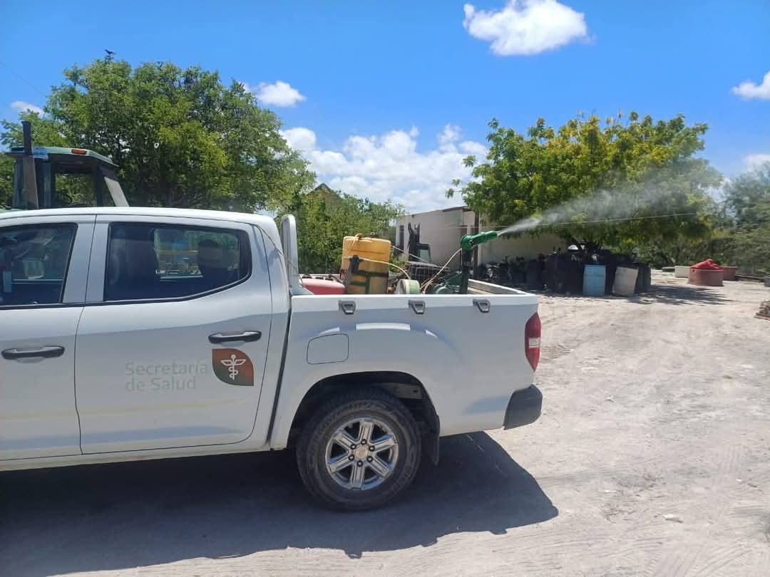 Marina.-Continúan los trabajos de fumigación y descacharrización