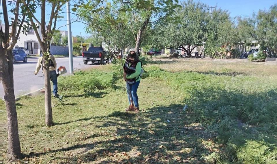 Sanea Gobierno de Carlos Peña Ortiz plazas públicas fomentando convivencia vecinal