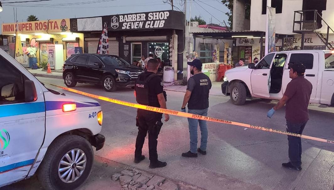Asesinan a un hombre en barbería de Reynosa.