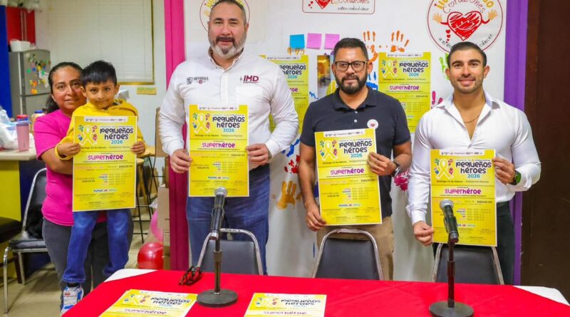 Invita Gobierno de Reynosa y Fundación Iluminando Corazones a carrera 5K-10K Pequeños Héroes