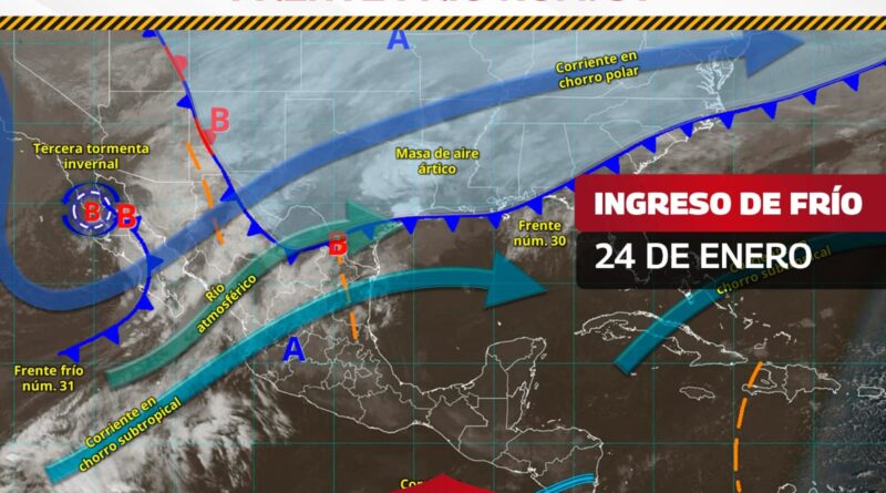 Desciende temperatura en Reynosa por severa tormenta invernal
