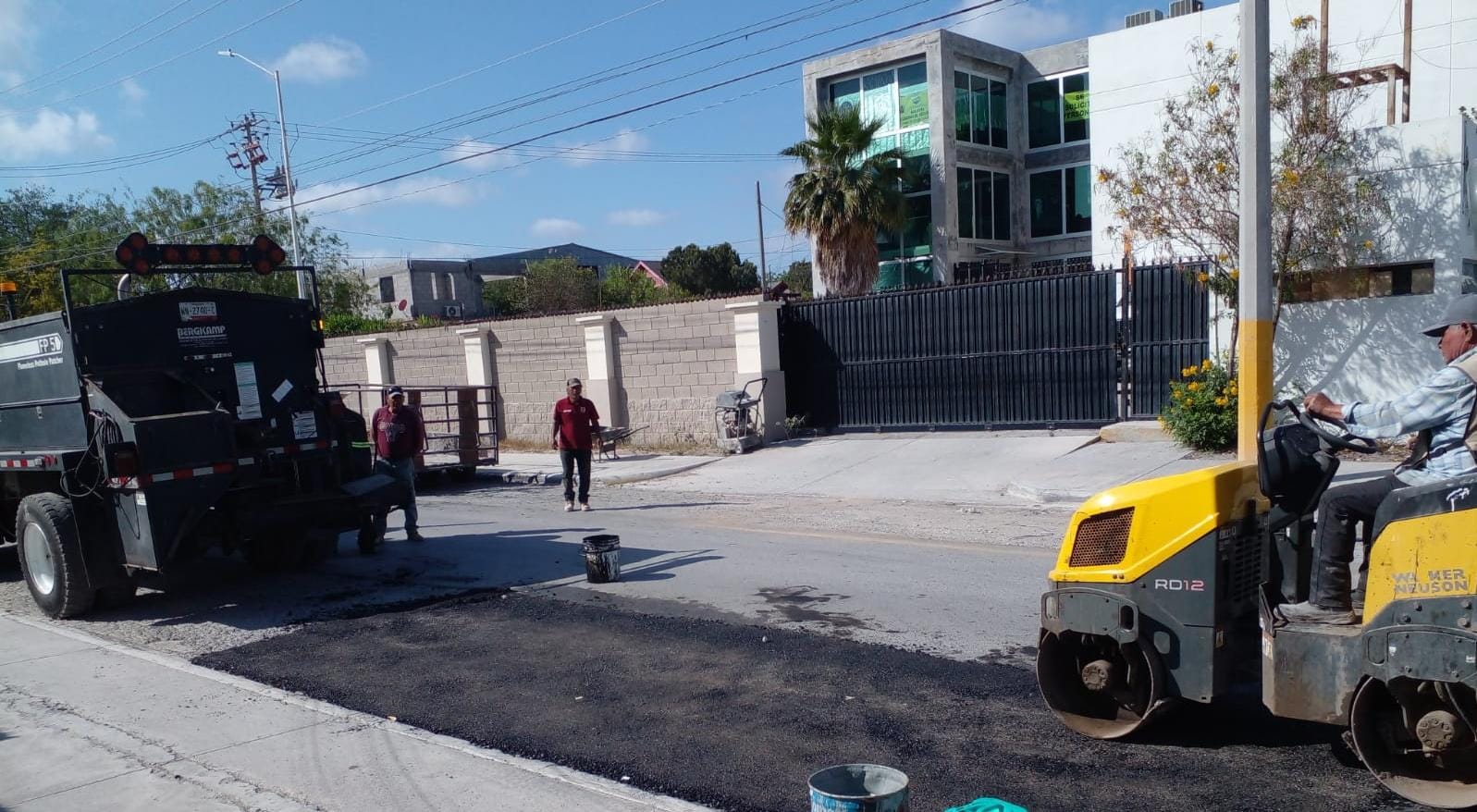 Reparó Gobierno de Reynosa vialidades en tres colonias