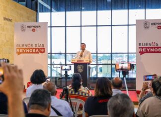 Ofreció Alcalde Carlos Peña Ortiz conferencia “Buenos Días Reynosa” y detalló acciones prioritarias para la ciudad