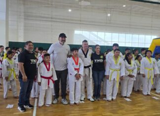 Fue sede el Polideportivo de la 1era. Edición de Técnicas de Combate de Taekwondo