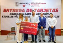 Entregó Carlos Peña Ortiz apoyos económicos a familias reynosenses con personas desaparecidas