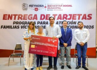 Entregó Carlos Peña Ortiz apoyos económicos a familias reynosenses con personas desaparecidas