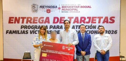 Entregó Carlos Peña Ortiz apoyos económicos a familias reynosenses con personas desaparecidas