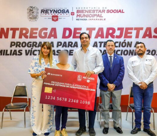 Entregó Carlos Peña Ortiz apoyos económicos a familias reynosenses con personas desaparecidas