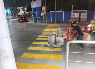 Realizó Servicios Públicos trabajo de señalización del bulevar Del Maestro