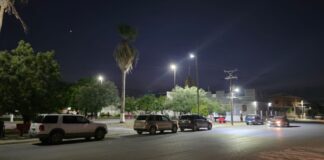 Instaló Municipio luminarias Led en plaza pública de Rancho Grande