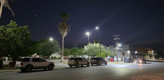 Instaló Municipio luminarias Led en plaza pública de Rancho Grande